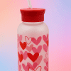 Hearts & Kisses Water Bottle - Hearts