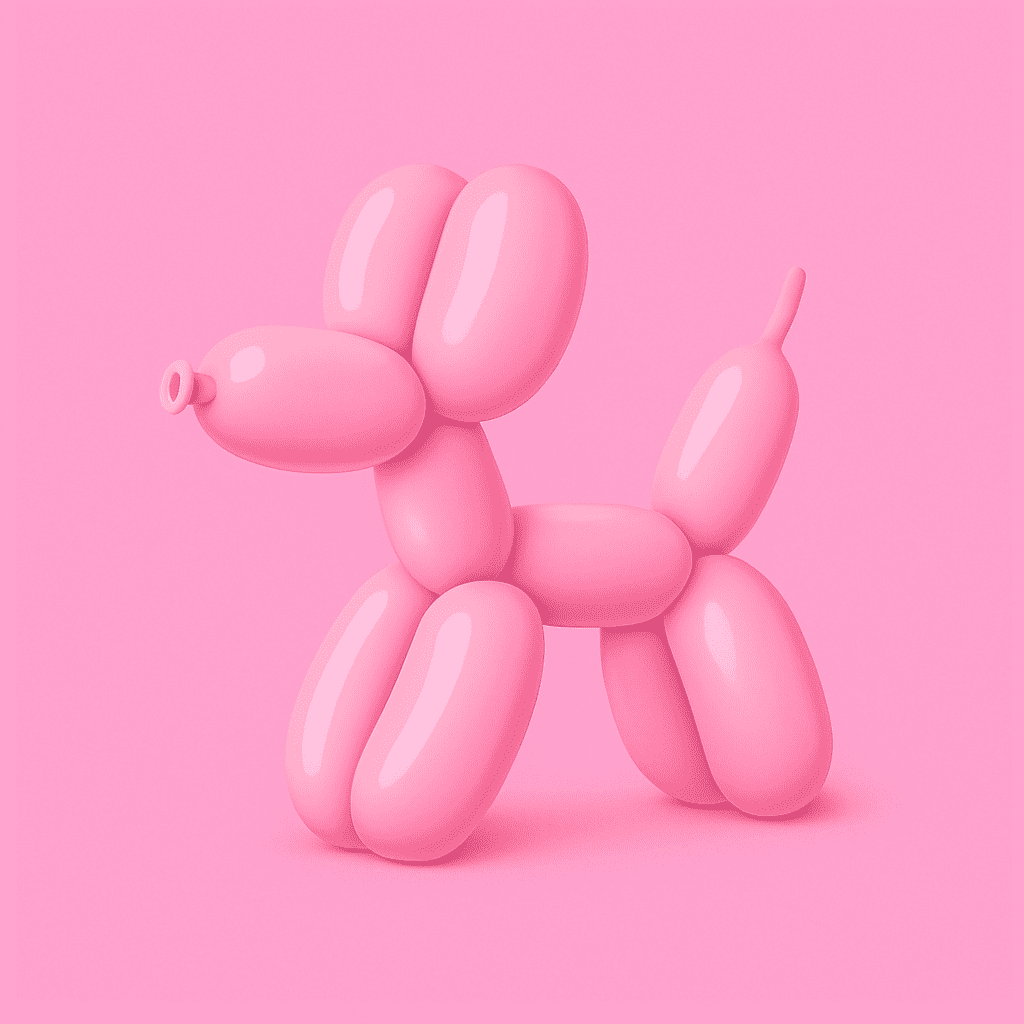 Perrito globo lindo