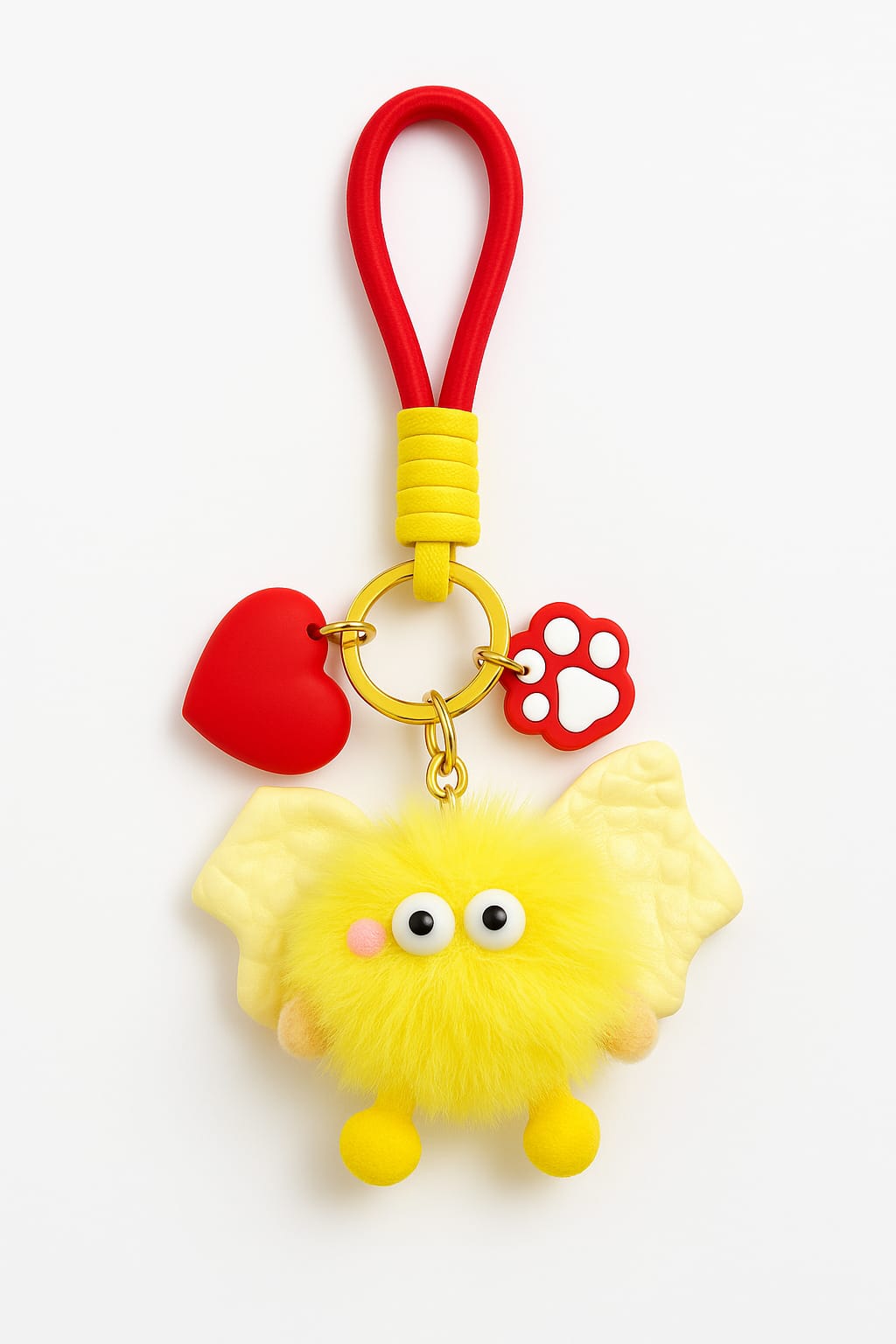 Cute plush keychain from the Charmies Keychain Collection by Pasha Love, featuring soft texture and colorful charm details.